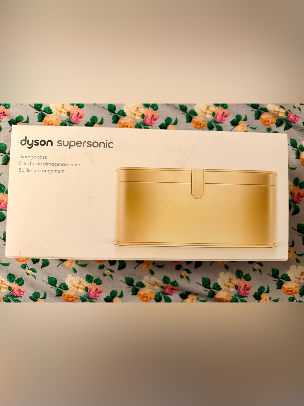 NWT Dyson Supersonic Hair eDryer Presentation Storage Case in Gold